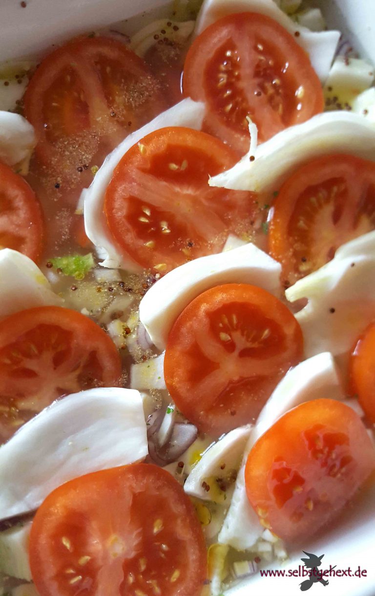 Was koche ich heute? Tomaten-Fenchel-Gratin! | Einfach selbstgehext!