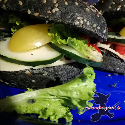 Bunte Black Burger