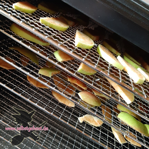 Äpfel zum Trocknen