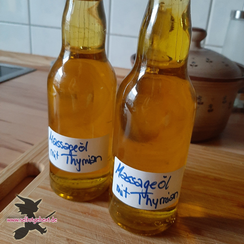 Massageöl mit Thymian